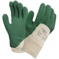 LUVA REV. BORRACHA VERDE GLADIATOR 16-500